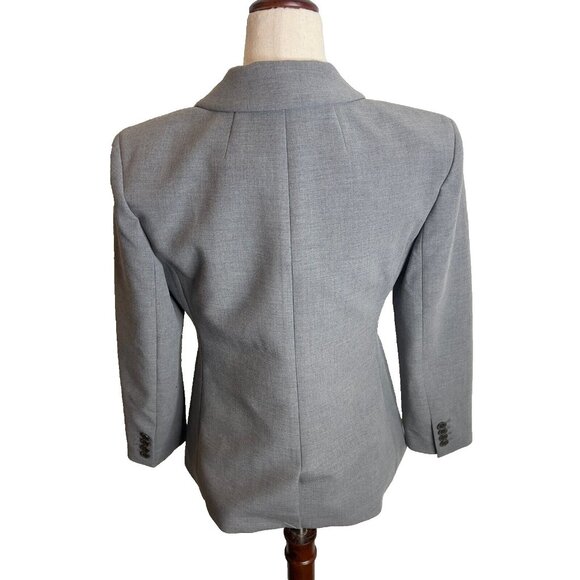 J.Crew $248 Petite Madelyn blazer in four-season stretch Graphite Size P8 CD083 - Picture 7 of 11